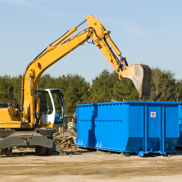 can i rent a residential dumpster for a construction project in Maple Hill